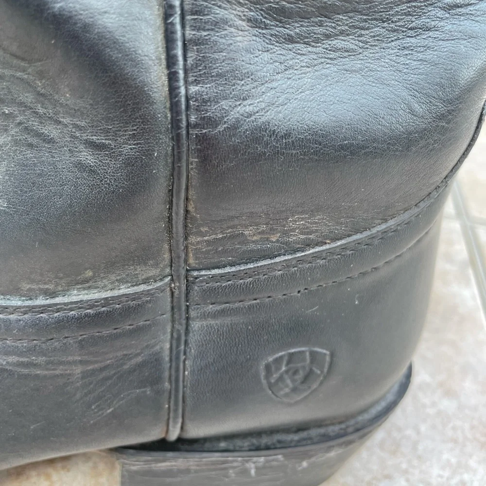 Ariat Men's Black Heritage Roper Boots